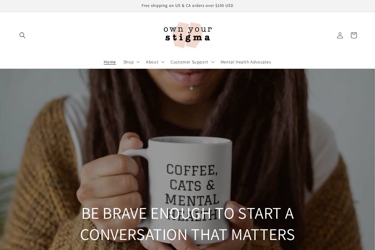 ownyourstigma.com homepage screenshot