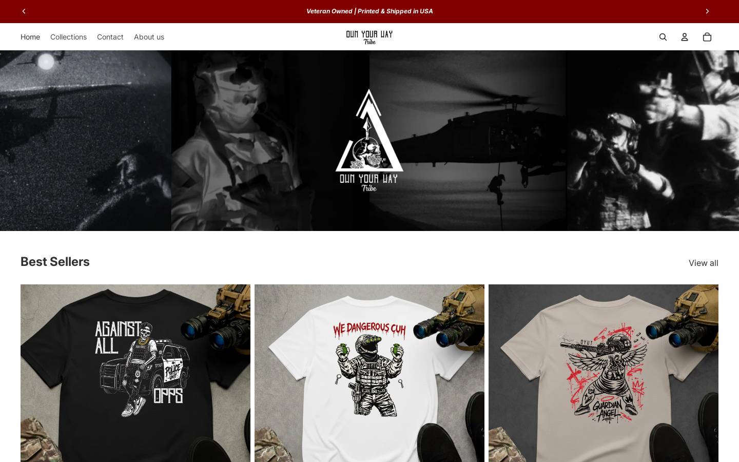 ownyourwaytribe.com homepage screenshot