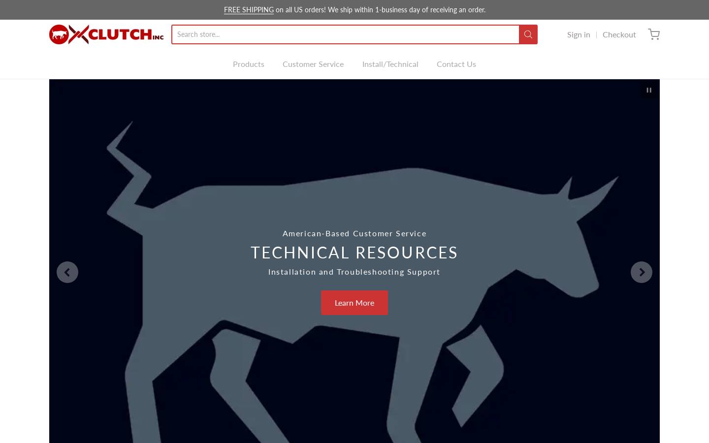 oxclutch.com homepage screenshot