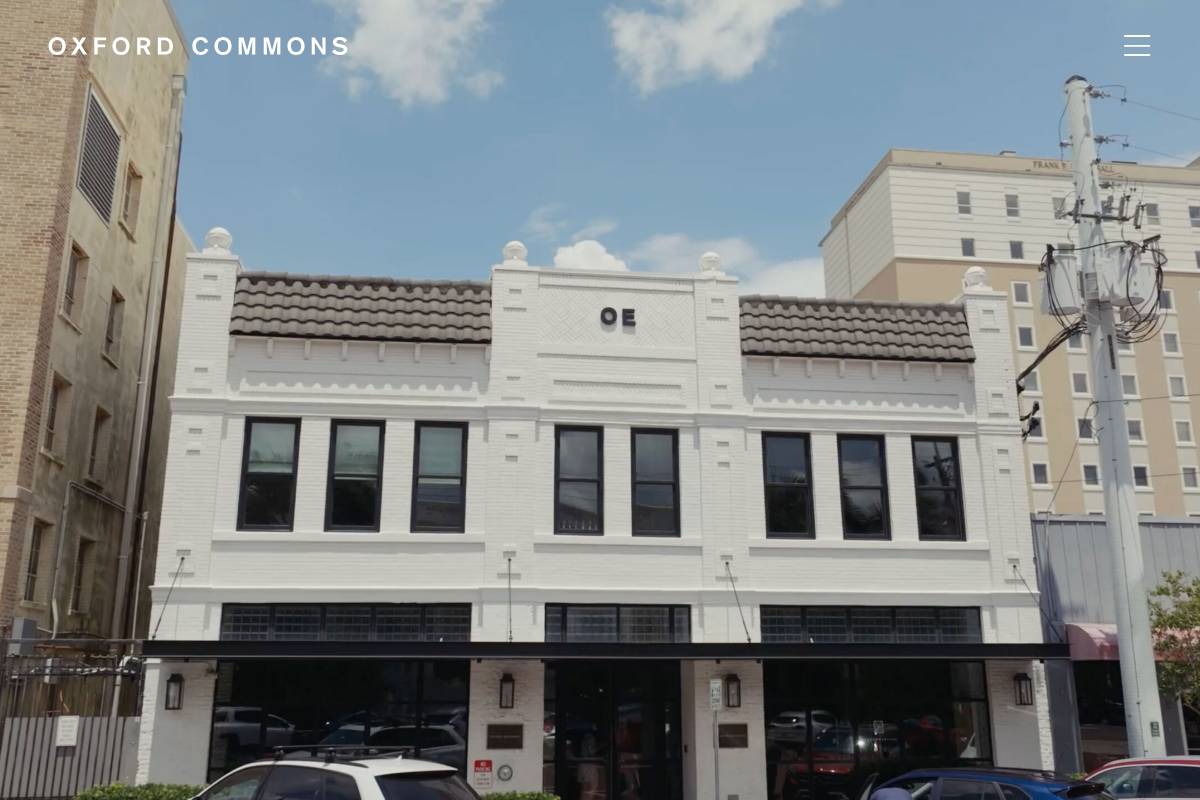 oxcommons.com homepage screenshot