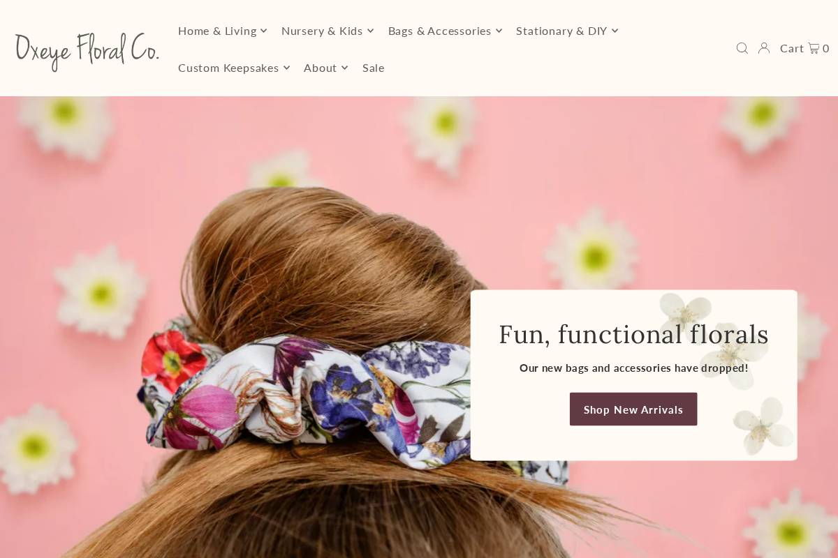 oxeyefloralco.com homepage screenshot