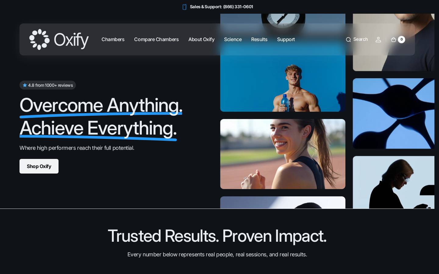 oxify.com homepage screenshot