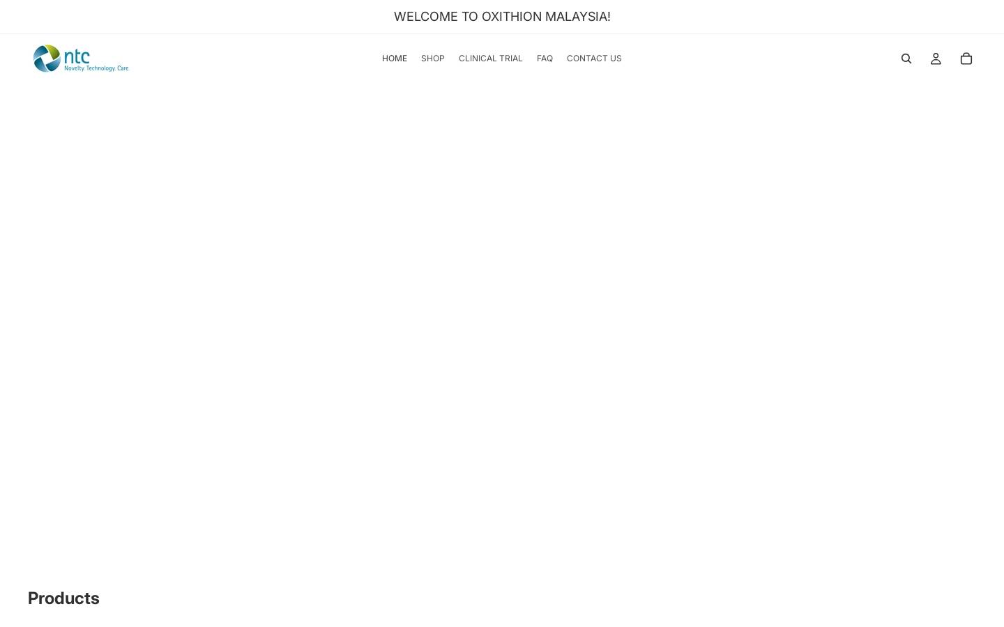 oxithion.com homepage screenshot