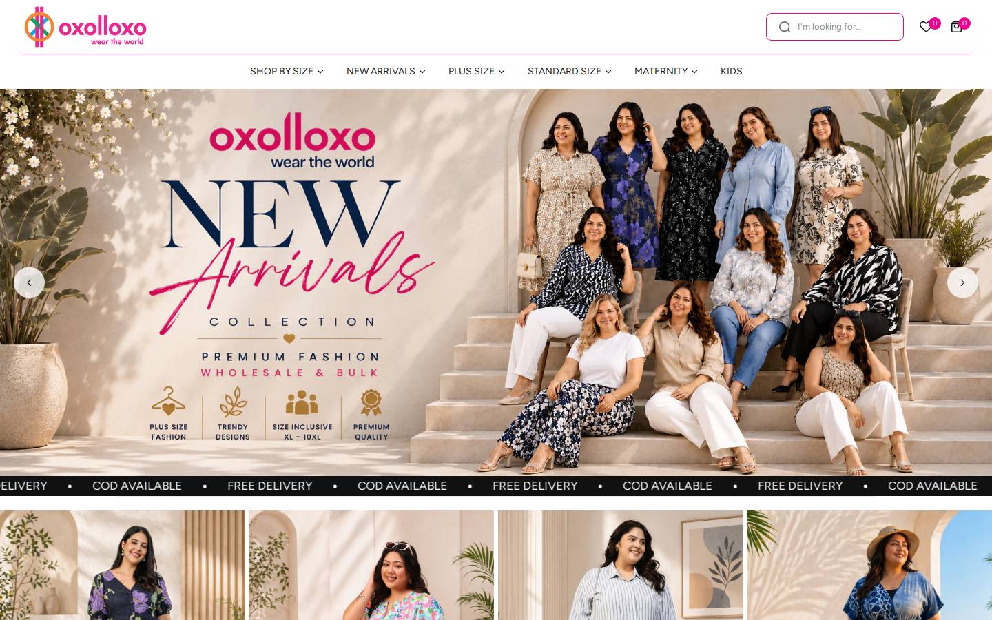 oxolloxo.com homepage screenshot