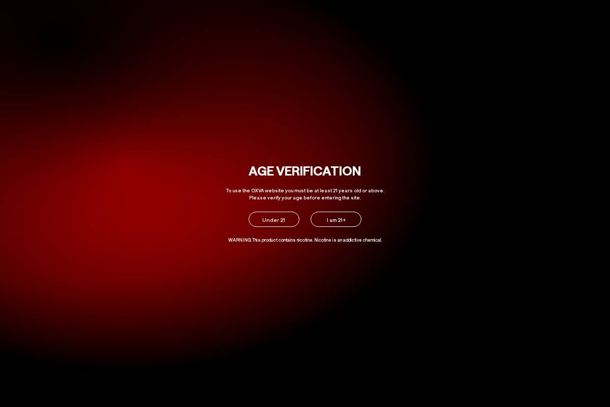 Oxva homepage screenshot