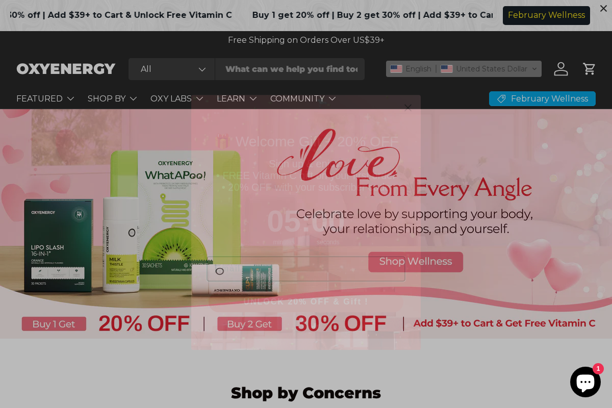 oxyenergy homepage screenshot