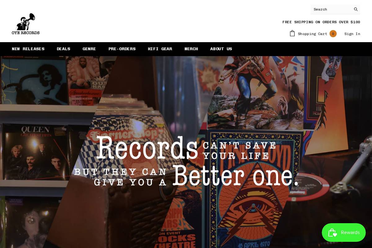 oyerecordspr.com homepage screenshot