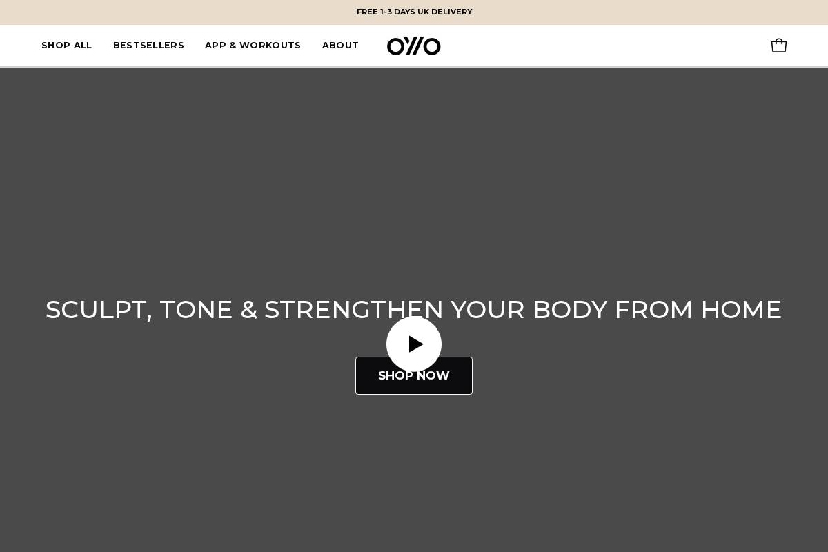 oyiopilates.co.uk homepage screenshot