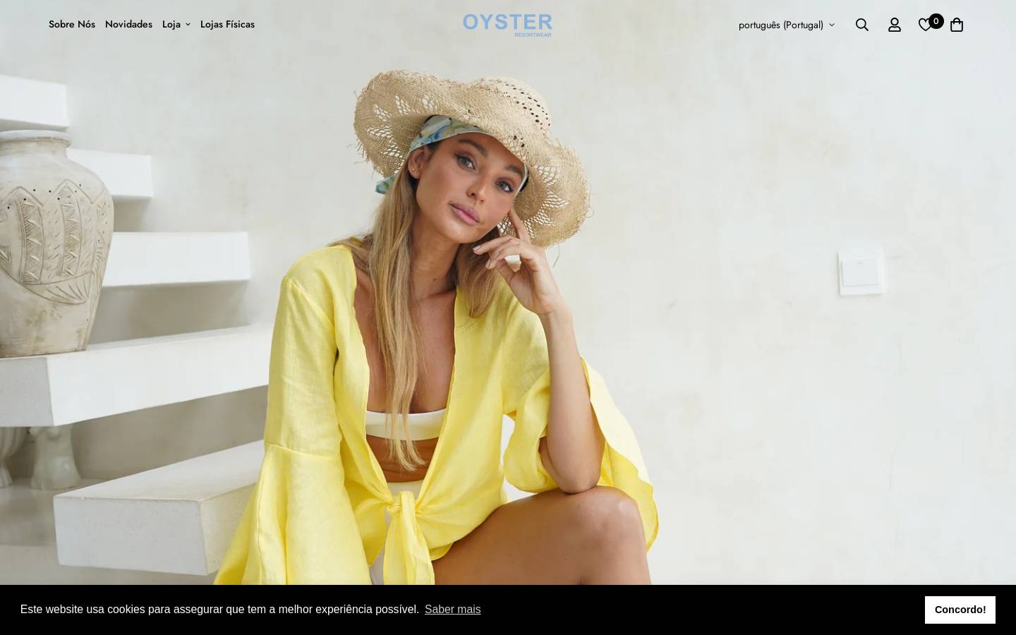 oysterresortwear.com homepage screenshot