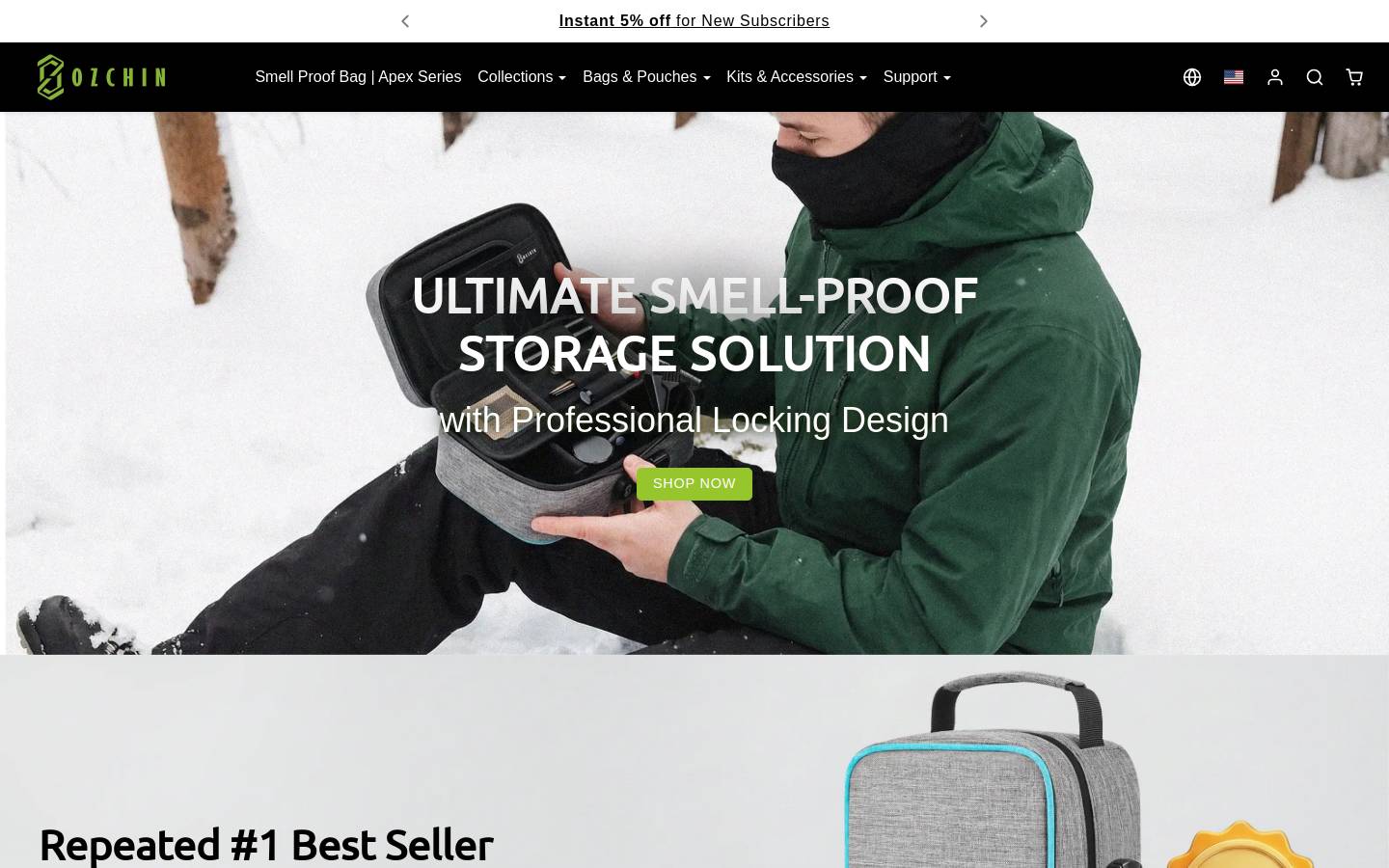ozchin.com homepage screenshot