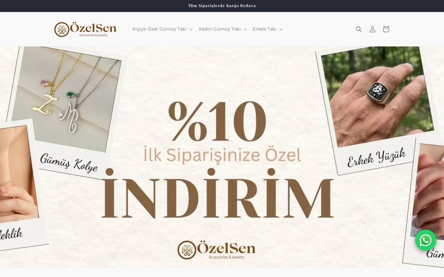 ozelsen.com homepage screenshot