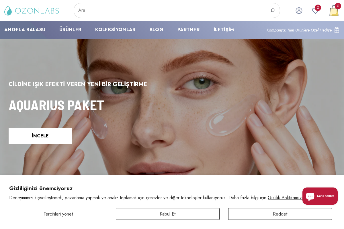 Ozonlabs homepage screenshot