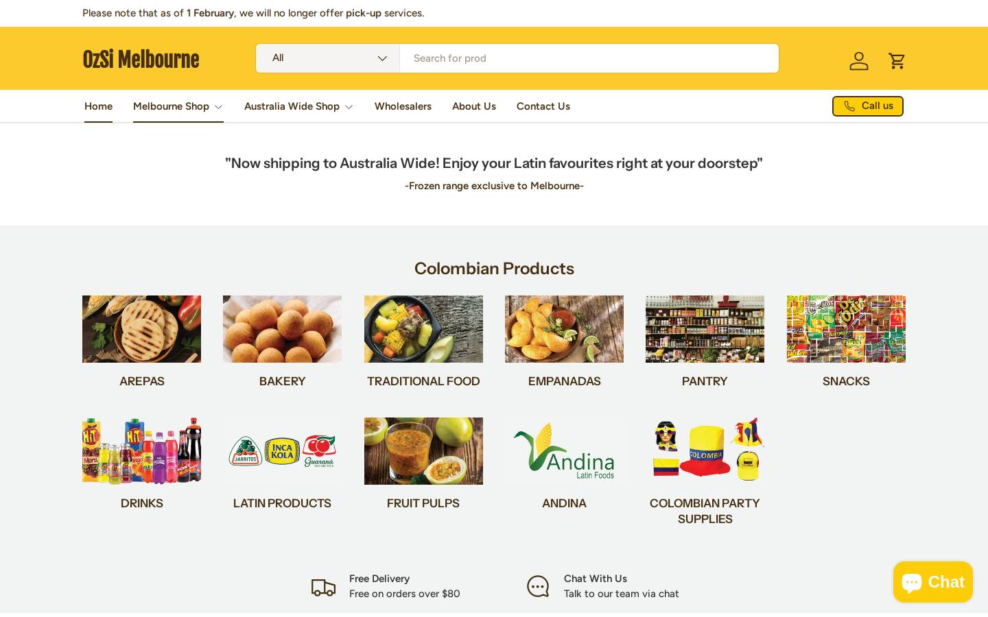 ozsi.com.au homepage screenshot