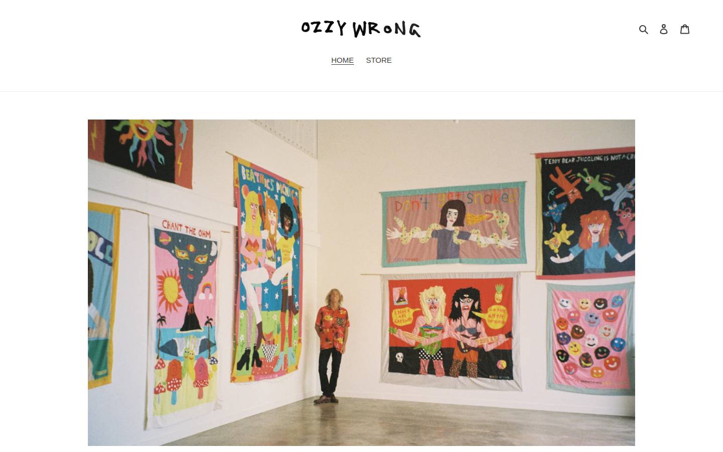ozzywrong.com homepage screenshot
