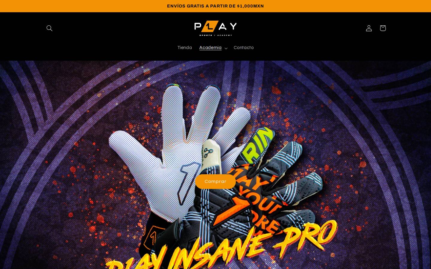 p1ay.mx homepage screenshot