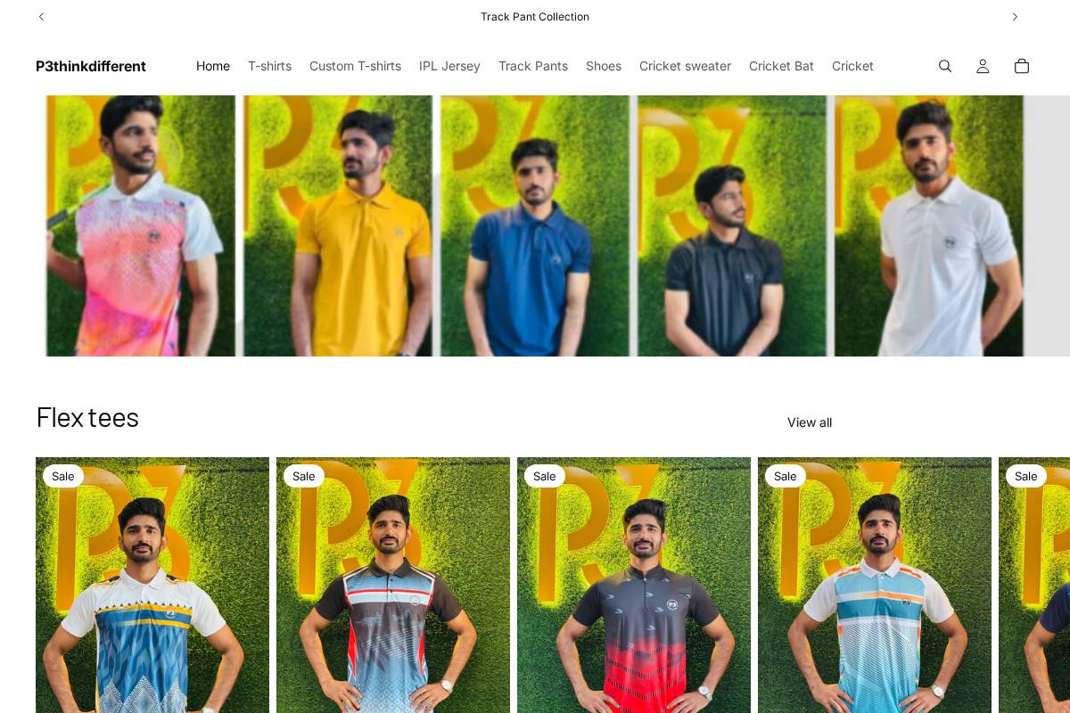 p3thinkdifferent.com homepage screenshot