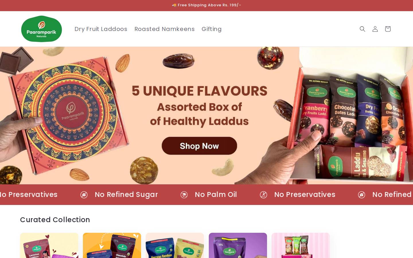 paaramparik.com homepage screenshot
