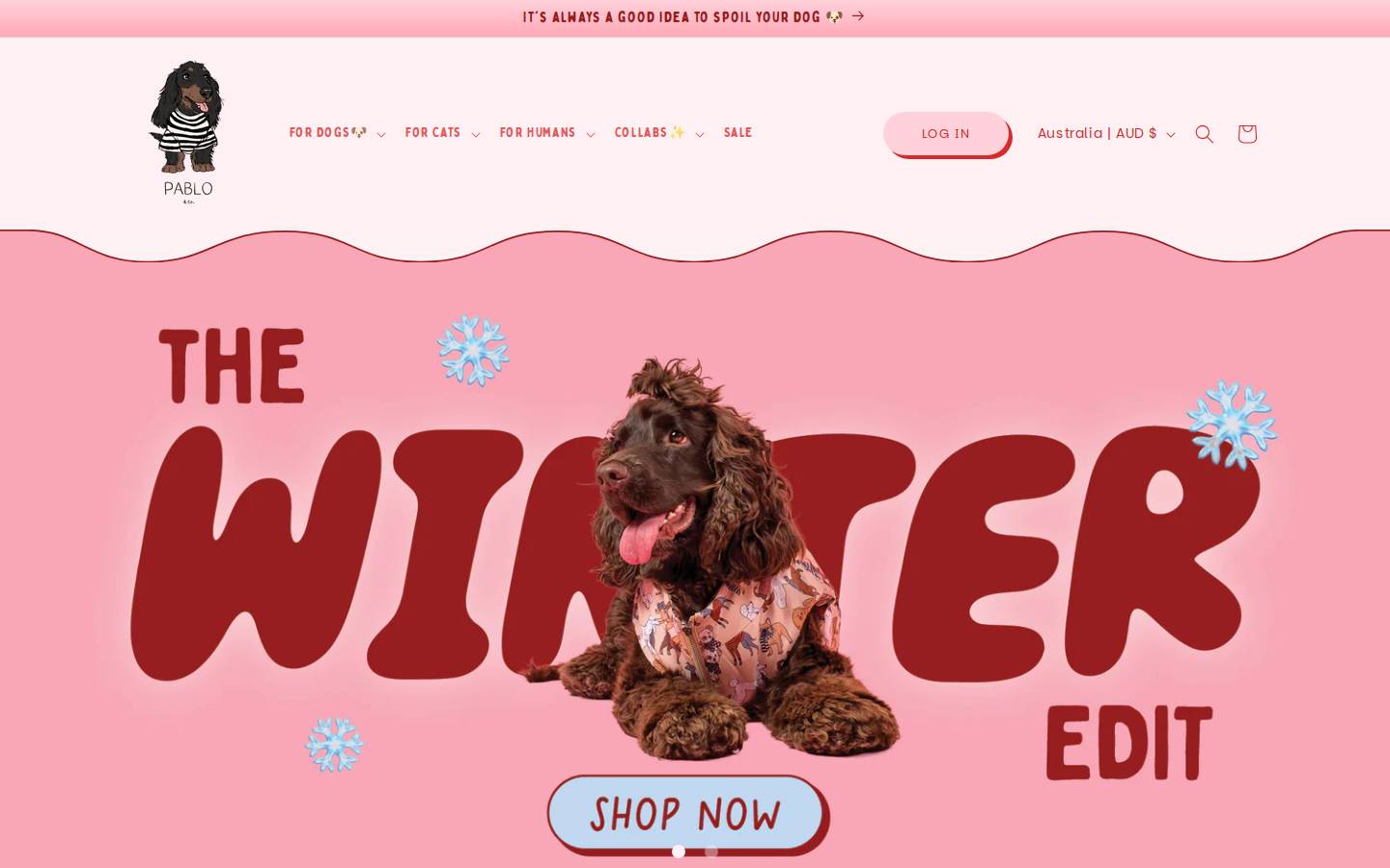 pabloandco.net homepage screenshot
