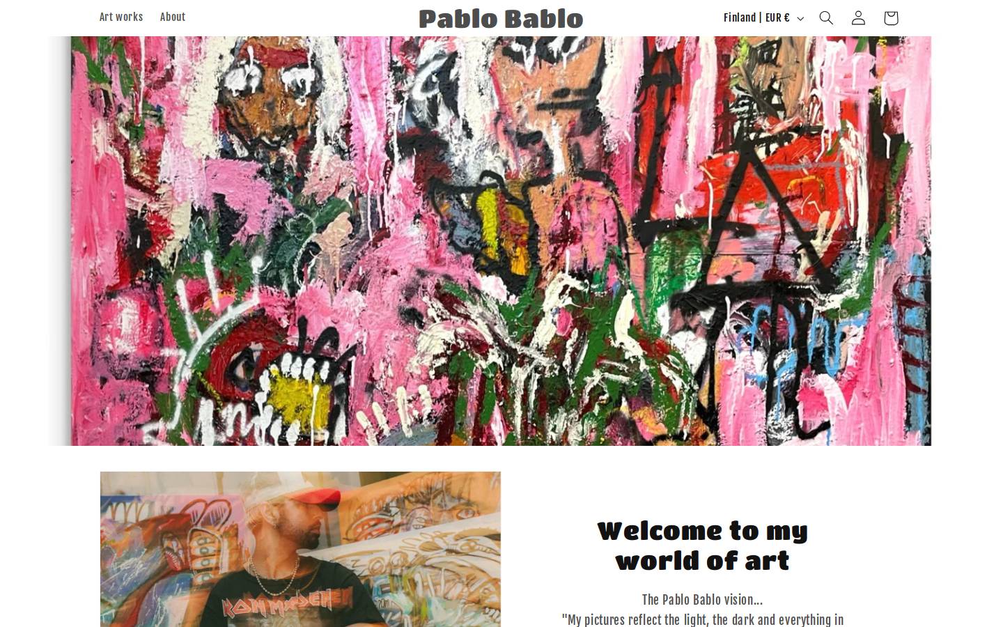 pablobablo.com homepage screenshot