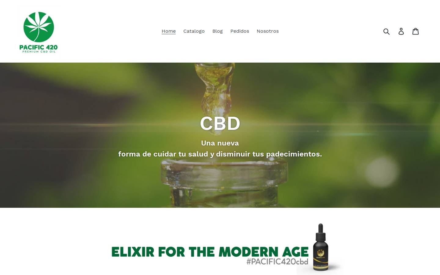 pacific420.com.mx homepage screenshot