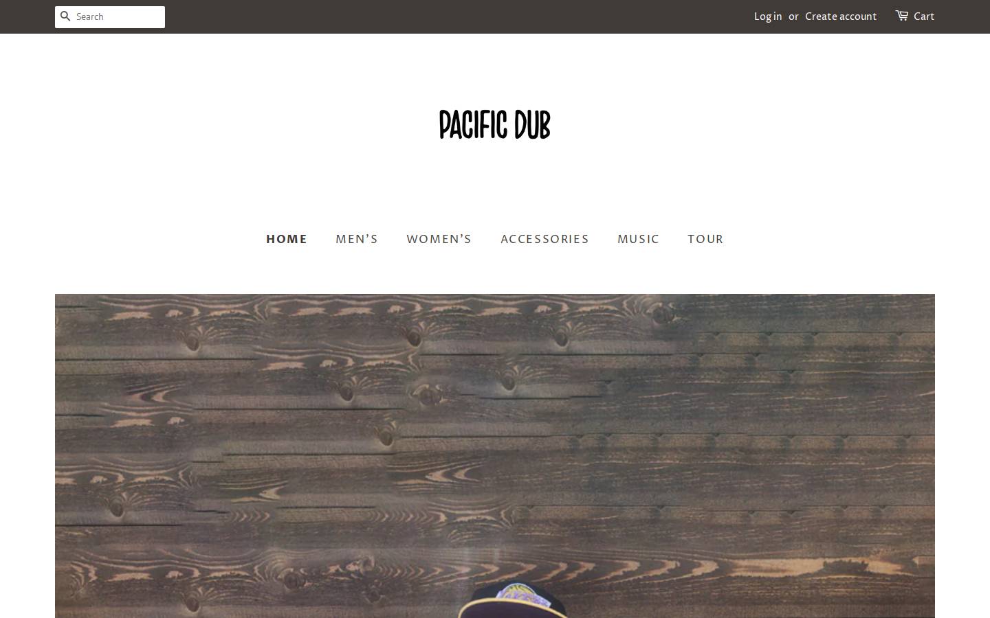 pacificdubstore.com homepage screenshot