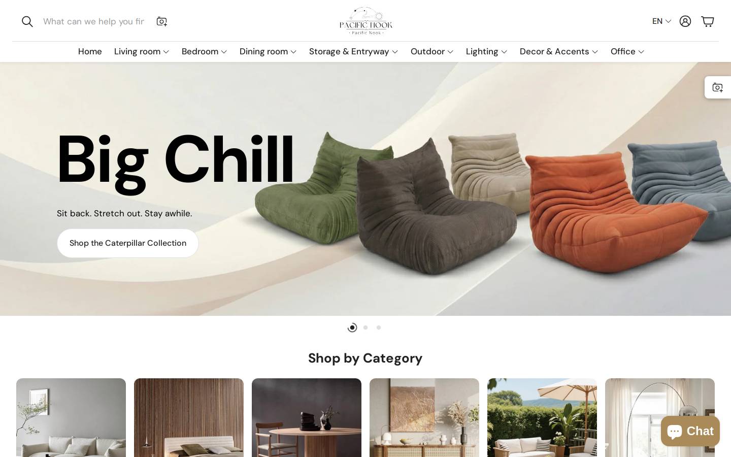 pacificnook.com homepage screenshot