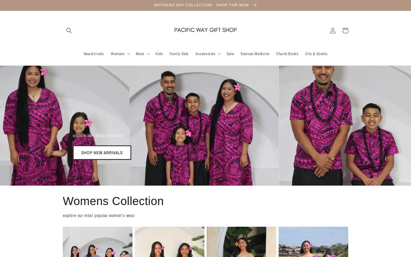pacificway.com.au homepage screenshot
