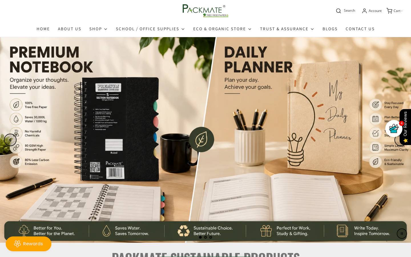 pack-mate.in homepage screenshot