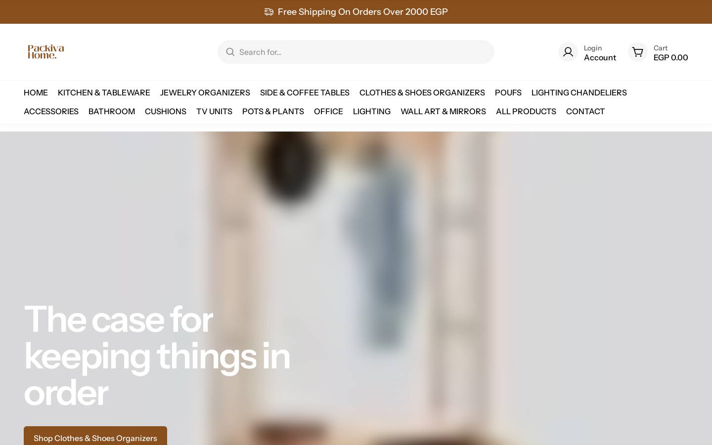 packivahome.com homepage screenshot