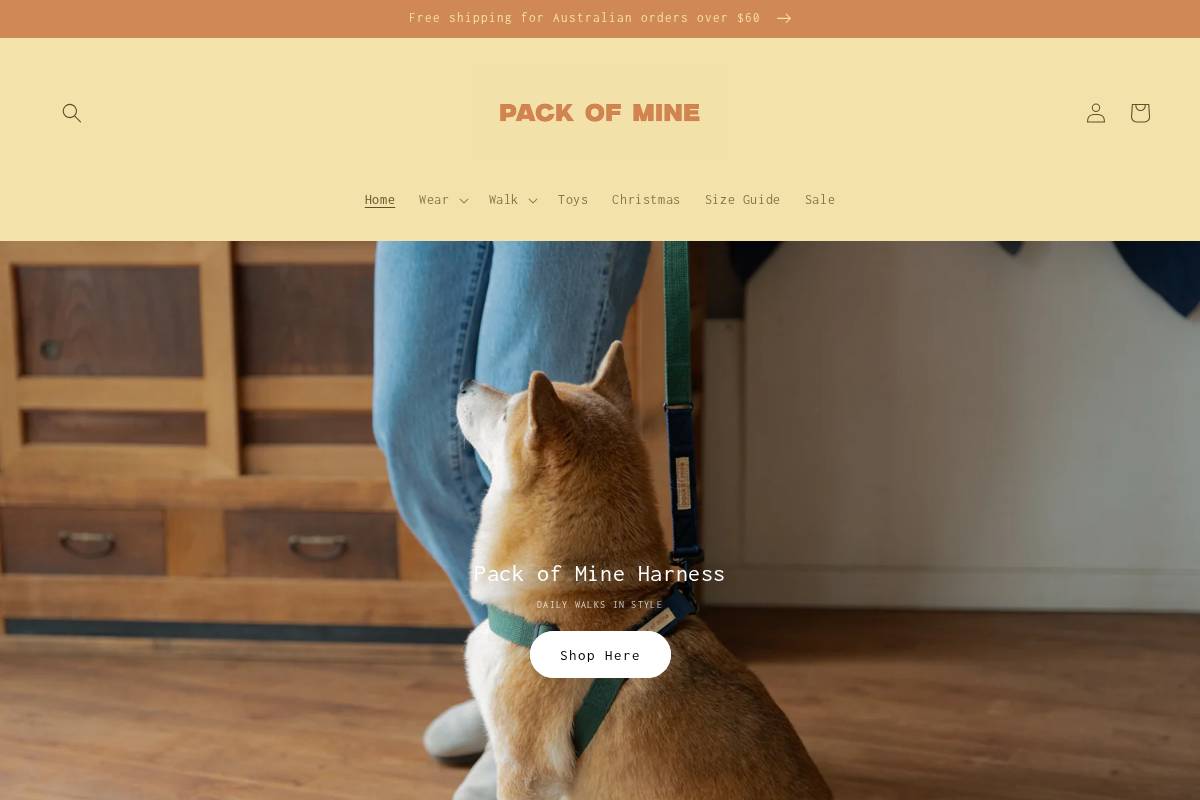packofmine.com homepage screenshot
