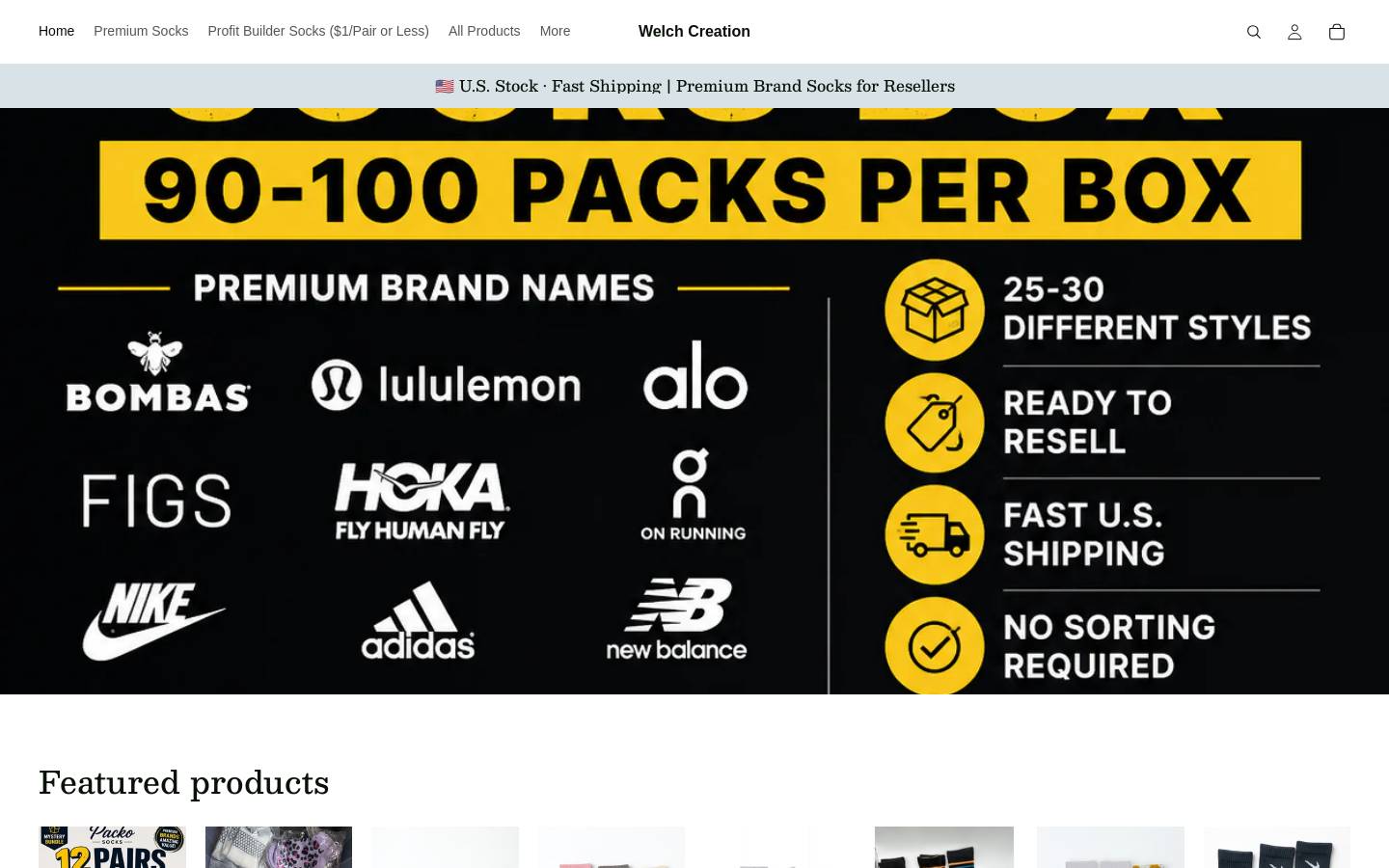packosocks.com homepage screenshot