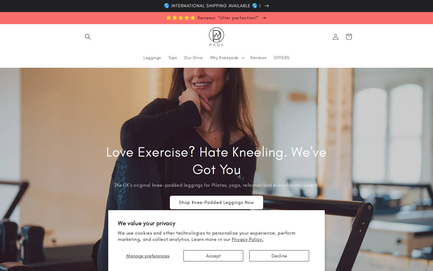 Pada Tribe homepage screenshot