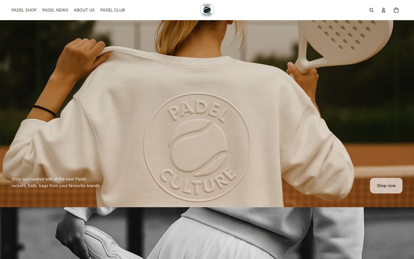 padel-culture.com homepage screenshot