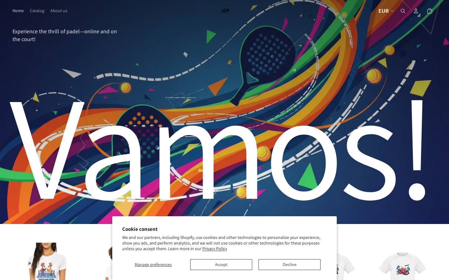 padel-quest.eu homepage screenshot