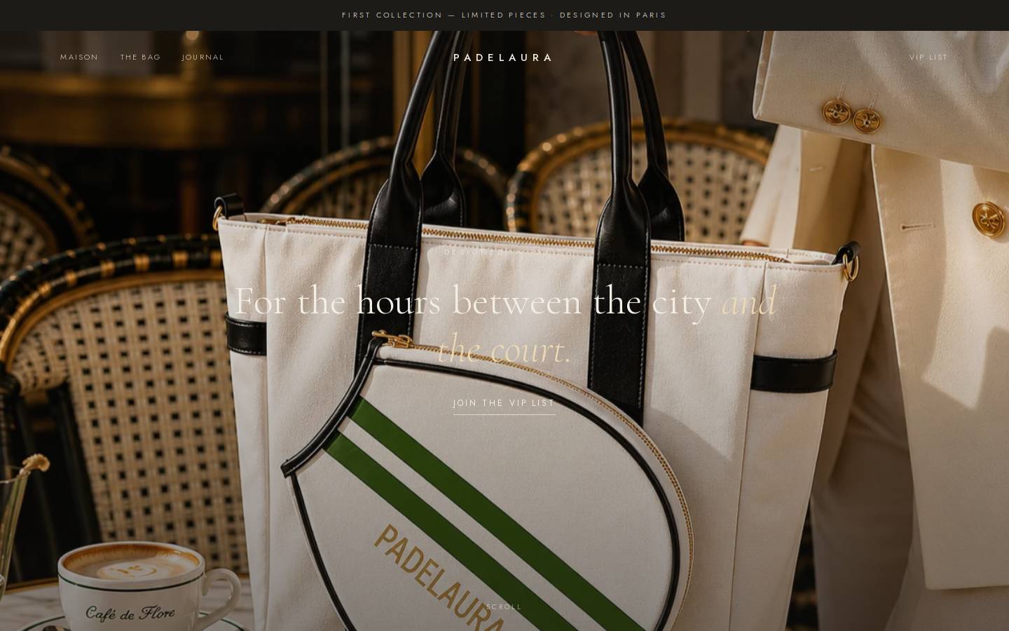 padelaura.fr homepage screenshot