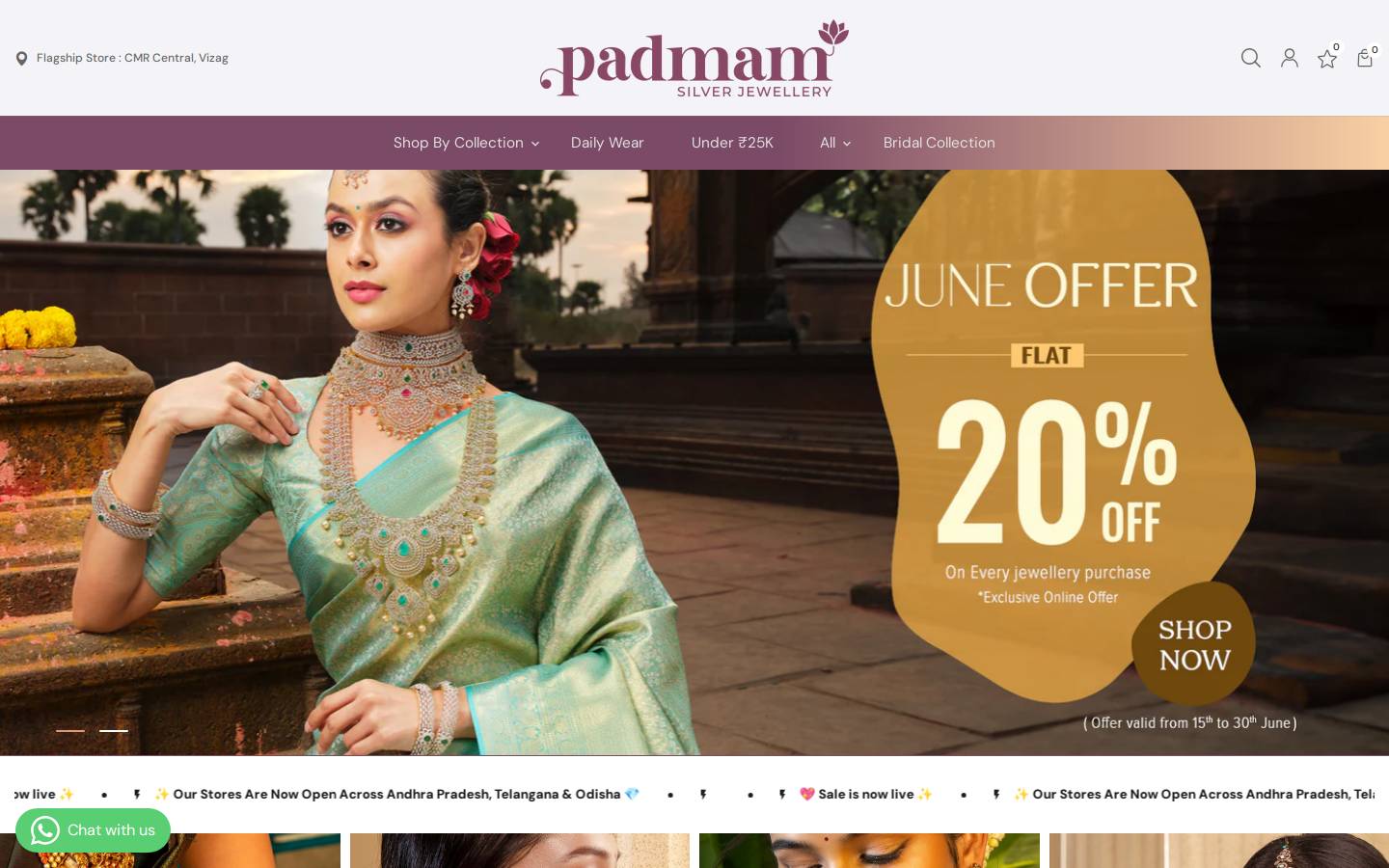 padmam.com homepage screenshot