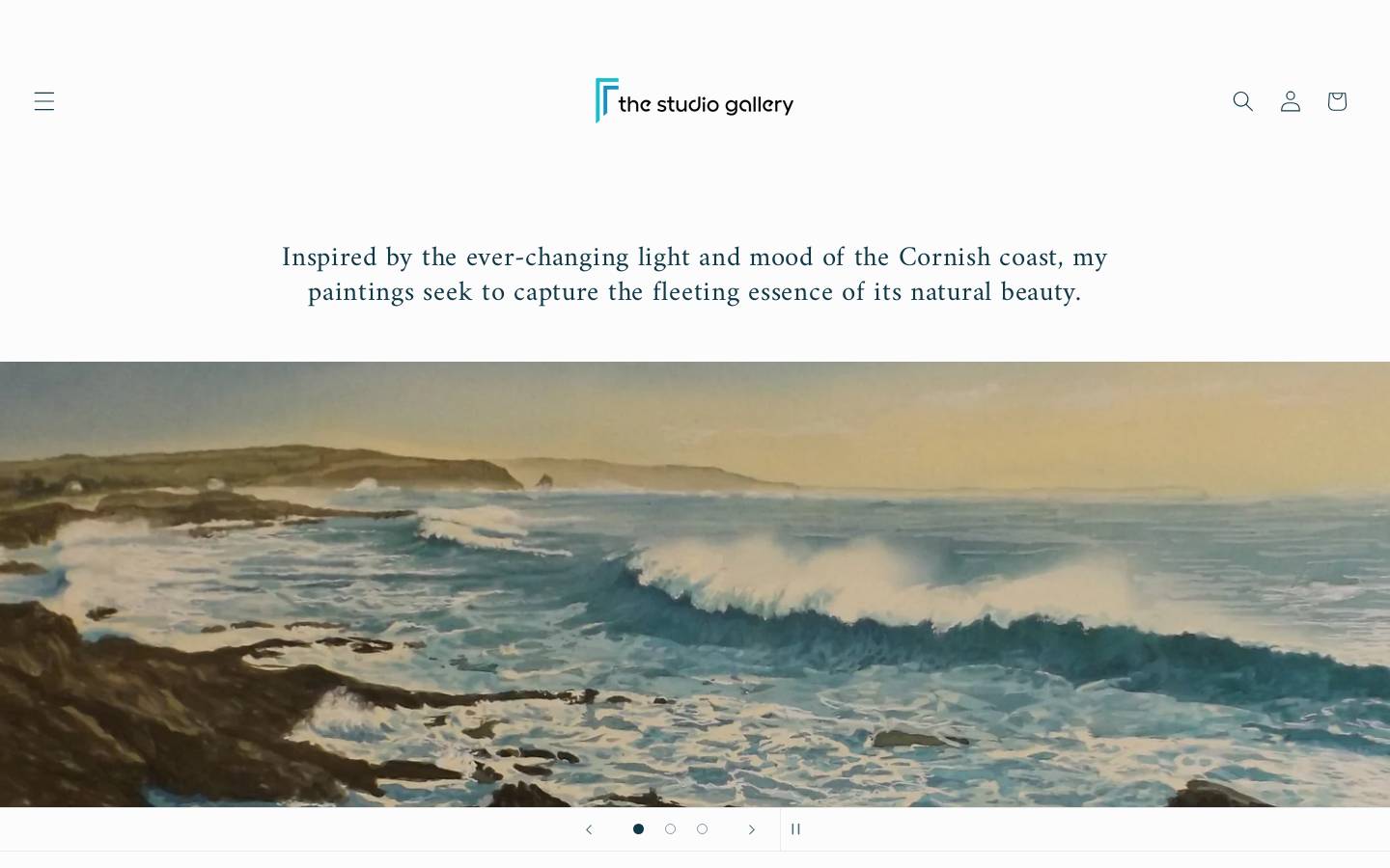 padstowart.com homepage screenshot