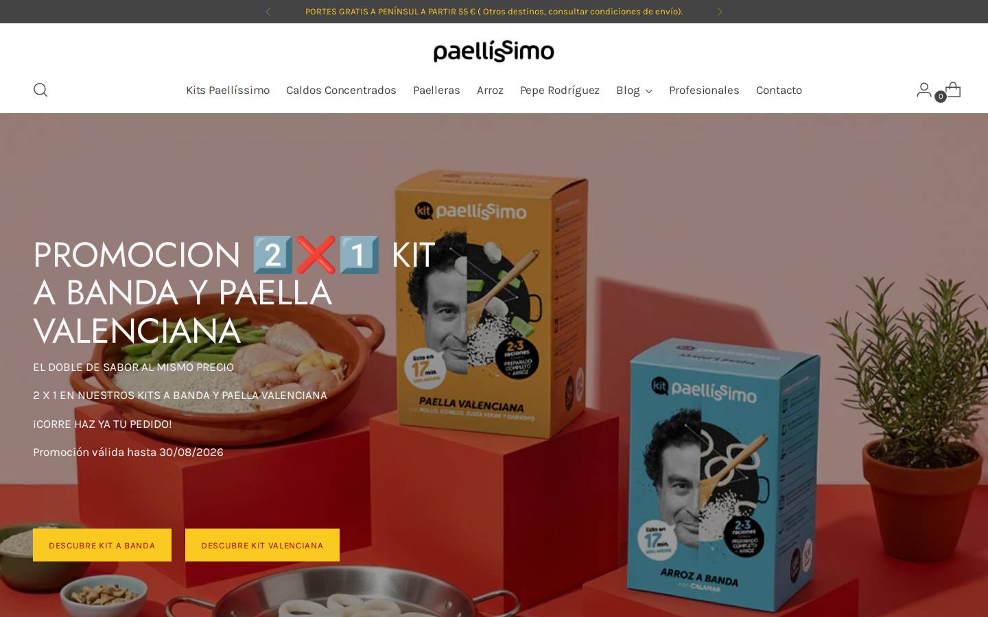 paellissimo.es homepage screenshot