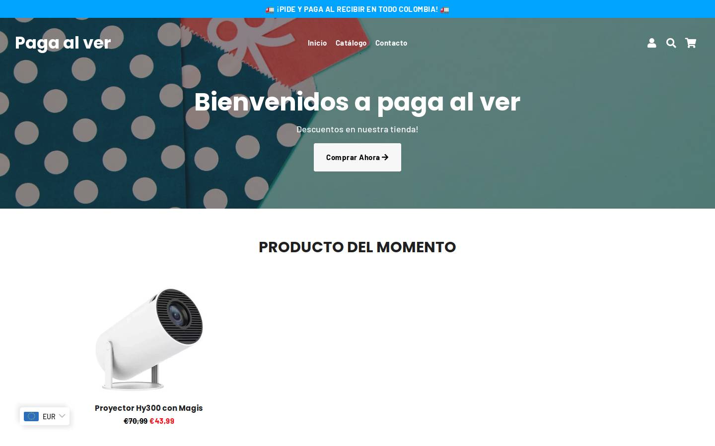 pagaalver.com homepage screenshot