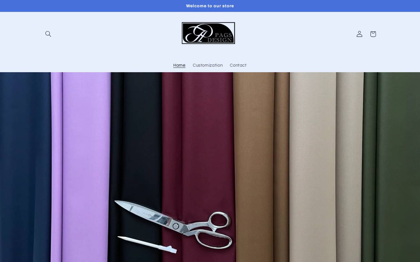 pagsdesign.com homepage screenshot