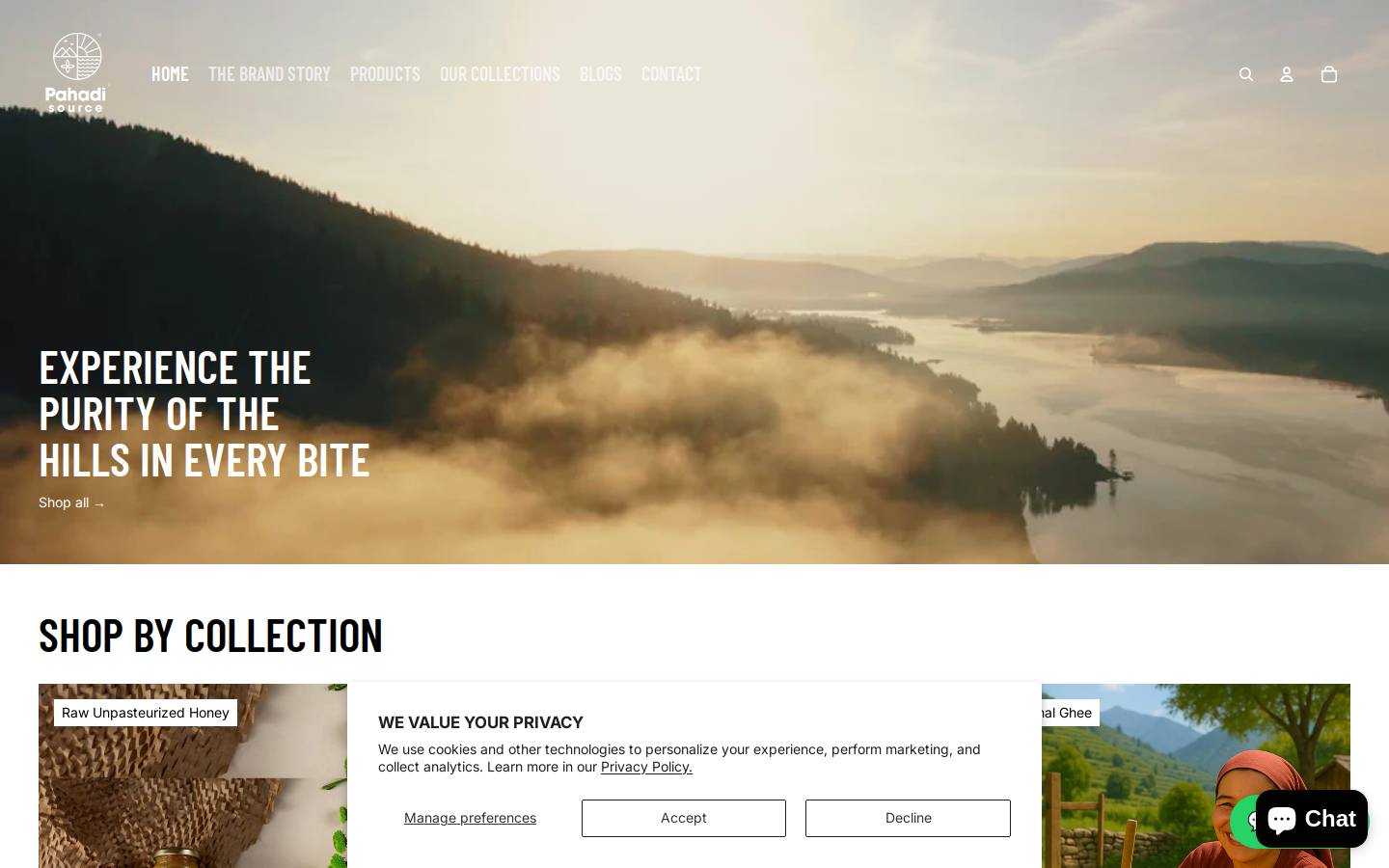 pahadisource.com homepage screenshot