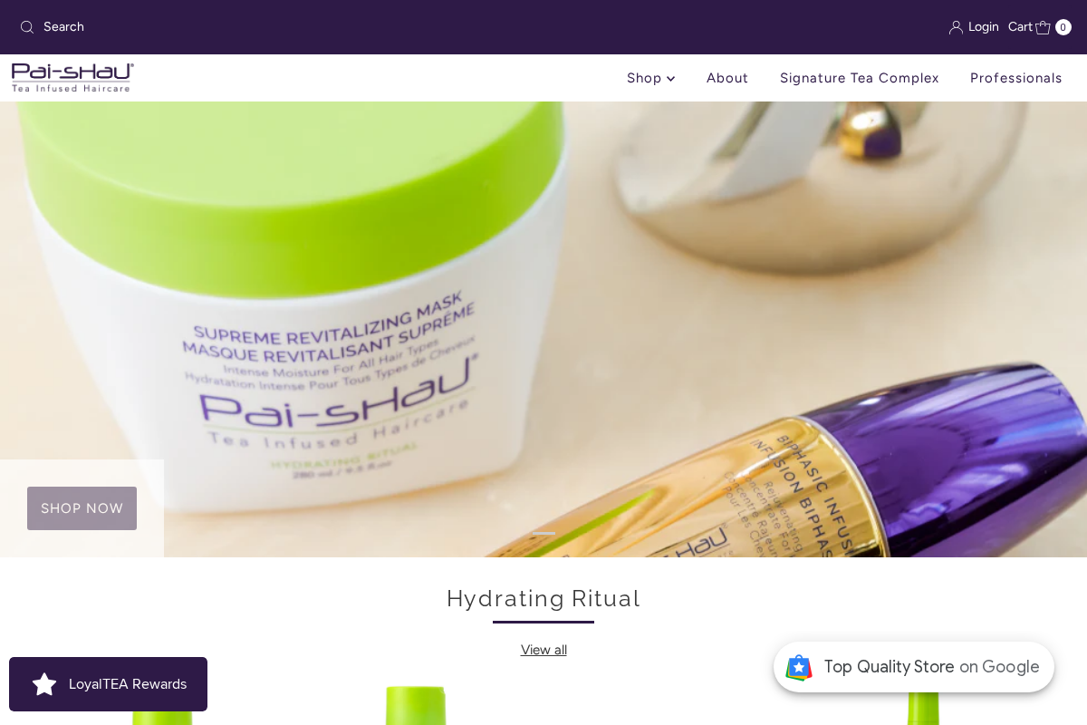 pai-shau.com homepage screenshot