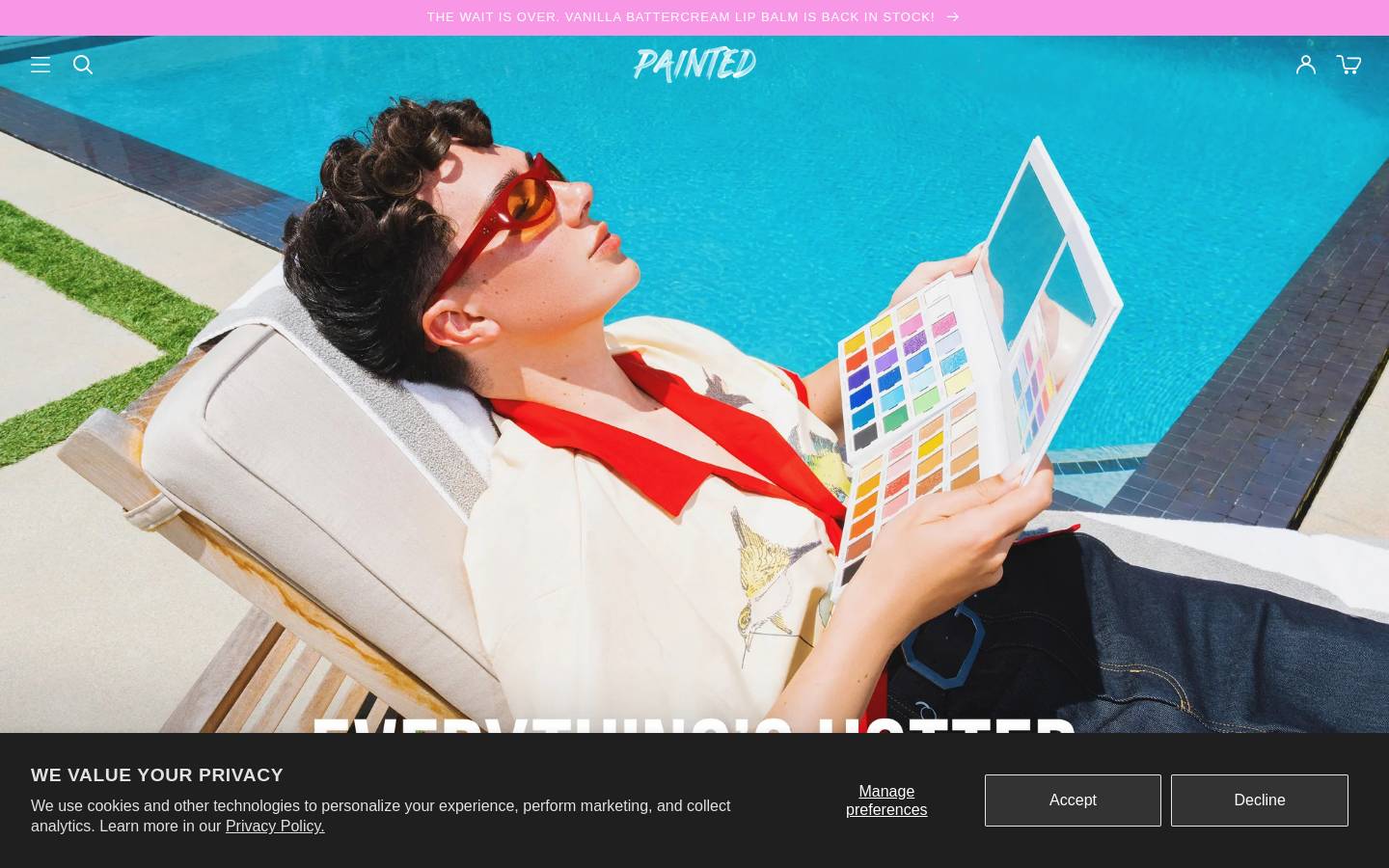 painted.co homepage screenshot