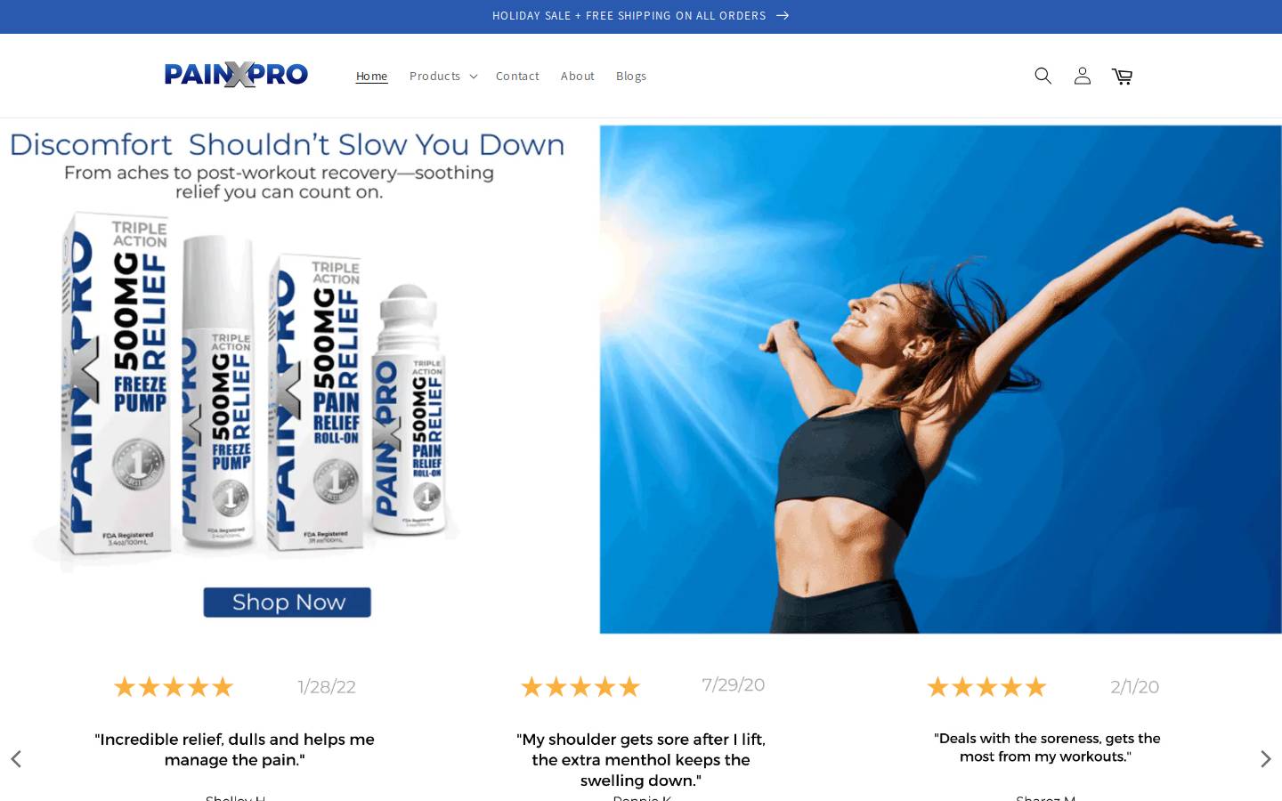 painxprohemp.com homepage screenshot