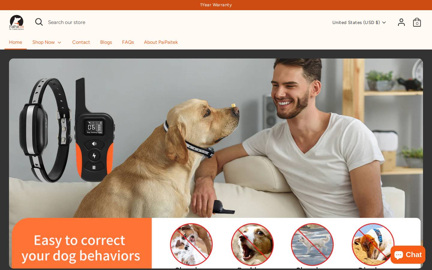 paipaitek.com homepage screenshot