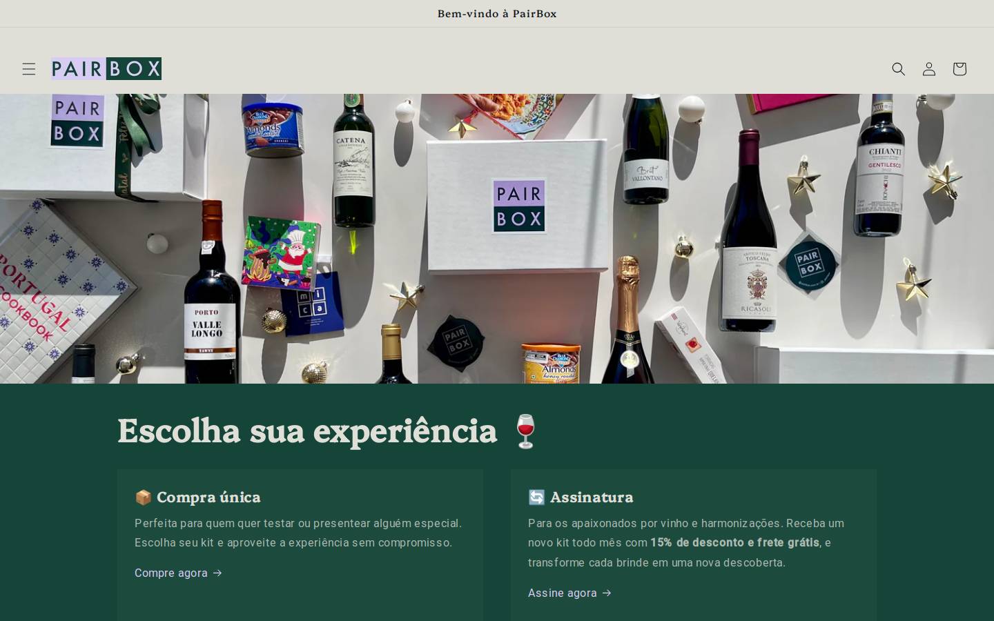 pairbox.com.br homepage screenshot