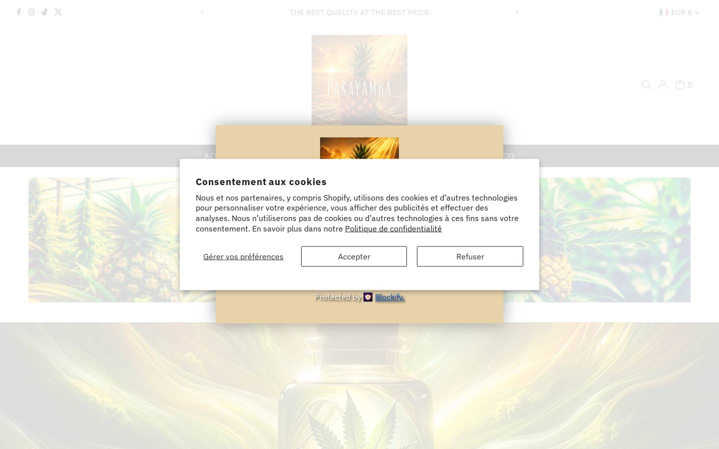 pakayamba.com homepage screenshot