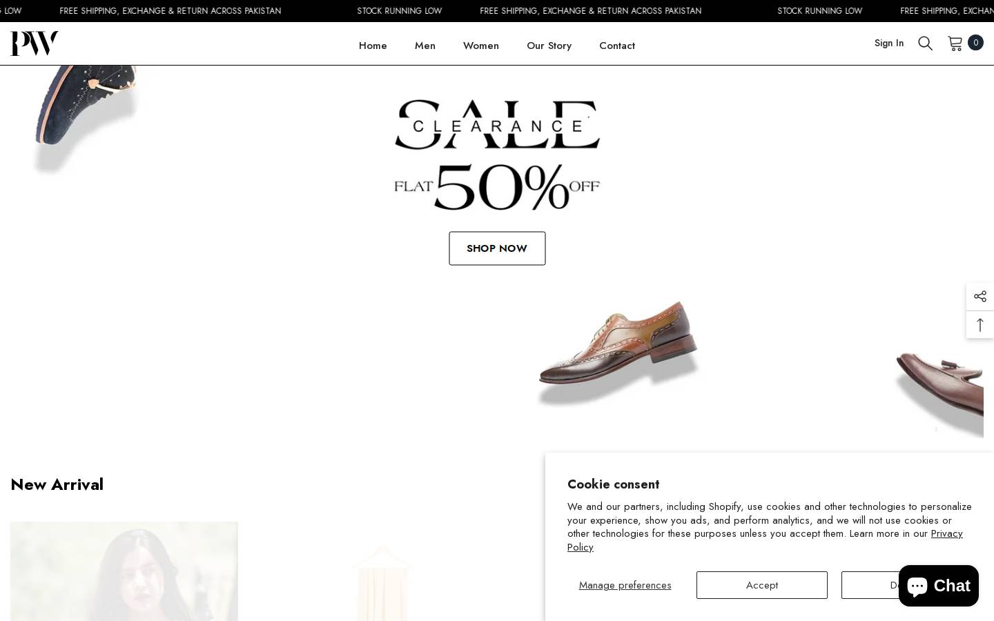 pakhtunwardrobe.com homepage screenshot