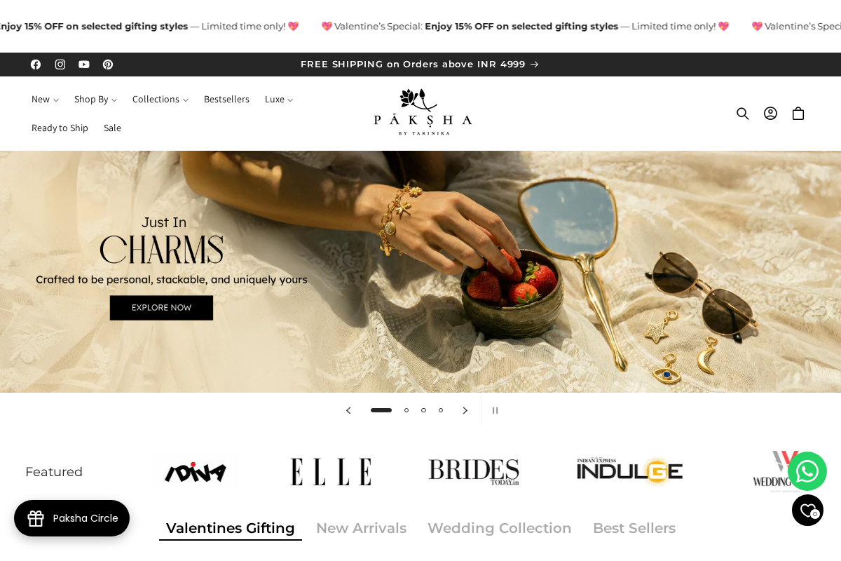 Paksha India homepage screenshot