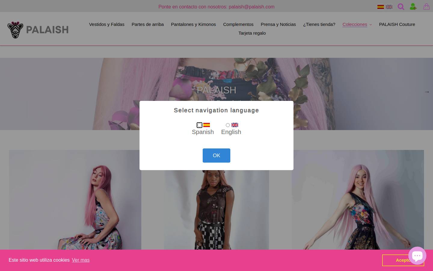 palaish.com homepage screenshot